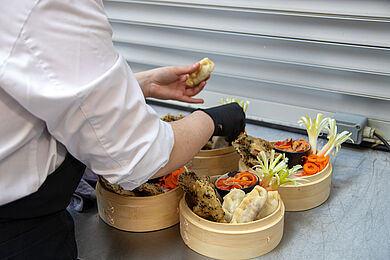 Farbenfrohes Hauptgericht