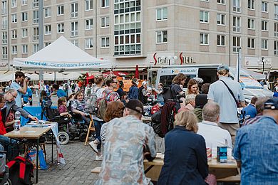 Aktionstag Protesttag 2022 auf dem Markt