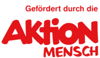 Logo der Aktion Mensch mit den Worten: "Gefördert durch die Aktion Mensch"