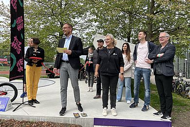 Eröffnung der neuen Rollsportanlage